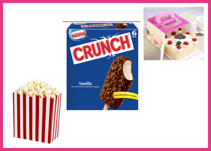 270gsm High Bulk Single Sided Coated Food Cardboard For Ice Cream Packaging