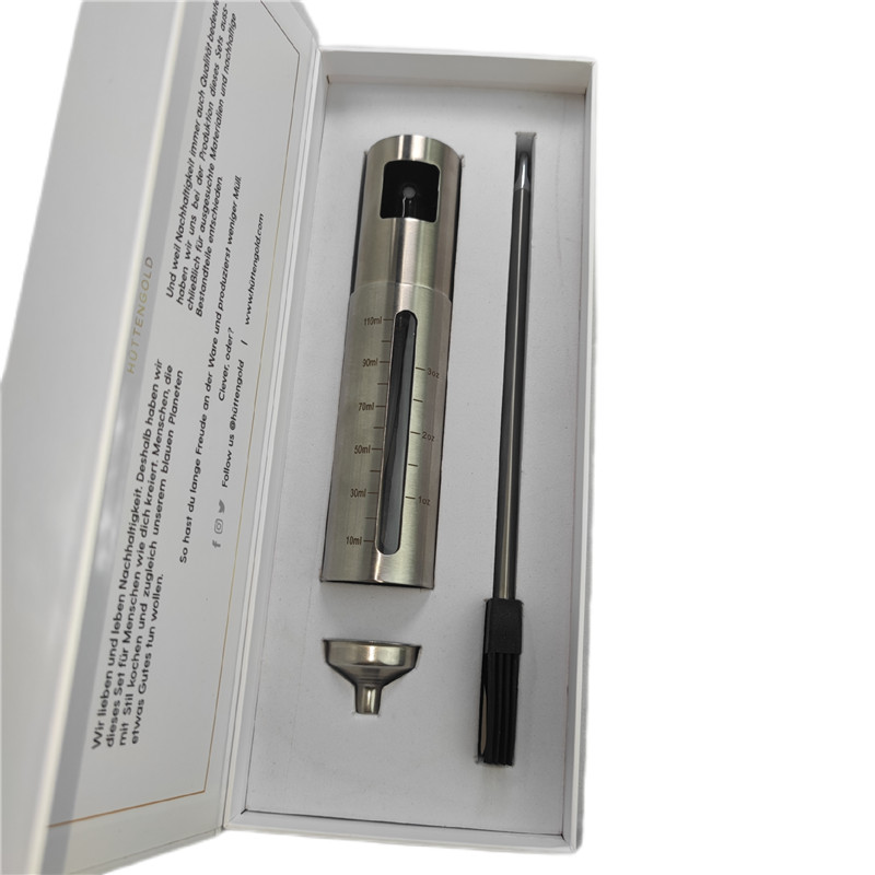 Custom Stainless Steel Oil Vinegar Pump Sprayer Bottle Packaging Gift Boxes for Bottles