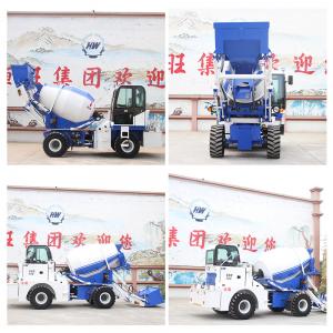 China 2.0m3 Self Loading Concrete Mixer Truck Self Loading Cement Truck 76Kw on sale
