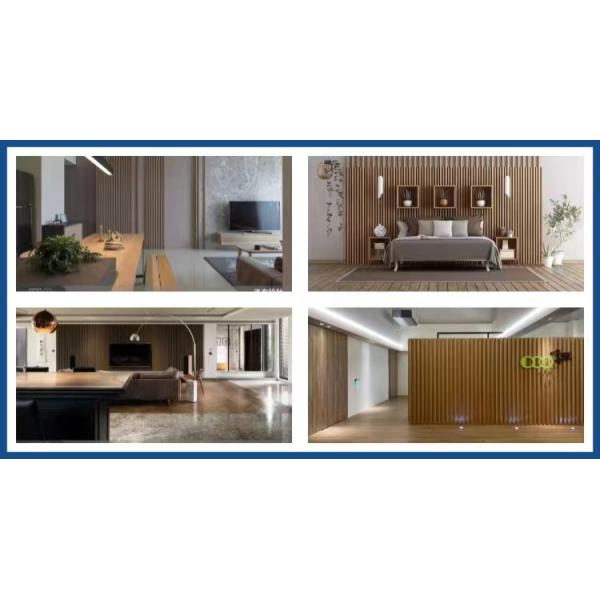 Marmol Design Slat Interiored Wall Panel for Interior Decoration Project Solution