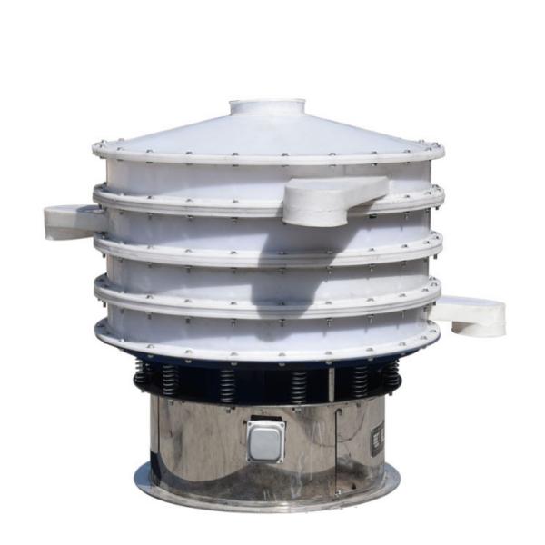 High Frequency Round Multi Deck Rotary SS316 vibrating sieve for fruit juice filtration vibrating separator machine