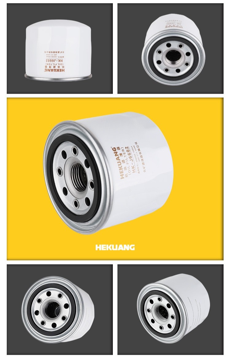 HEKUANG Oil Filter HK J6602 Customizable lube Filter 1 "- 12 For Diesel Vehicle