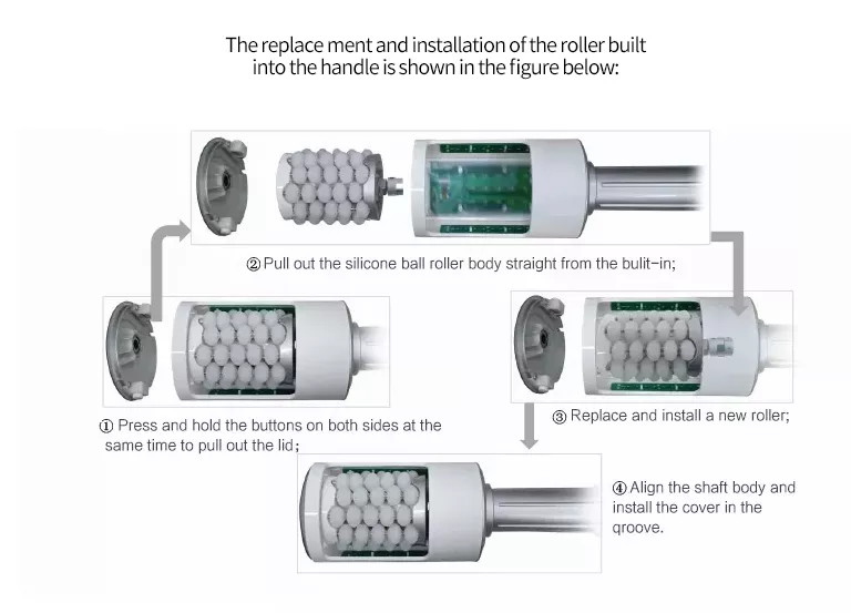 Inner Ball Roller Cellulite Reduce for face /body Vacuum Slimming Beauty Machine
