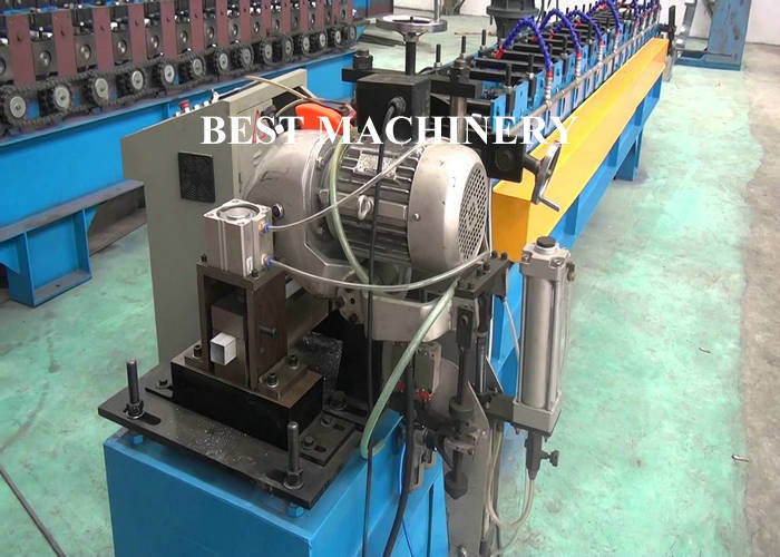 Germany Steel Profile Soffit Panel Pipe Type Down Spout Roll Forming Machine