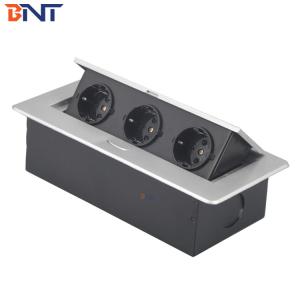 for multifunctional office furniture desktop pop up socket box