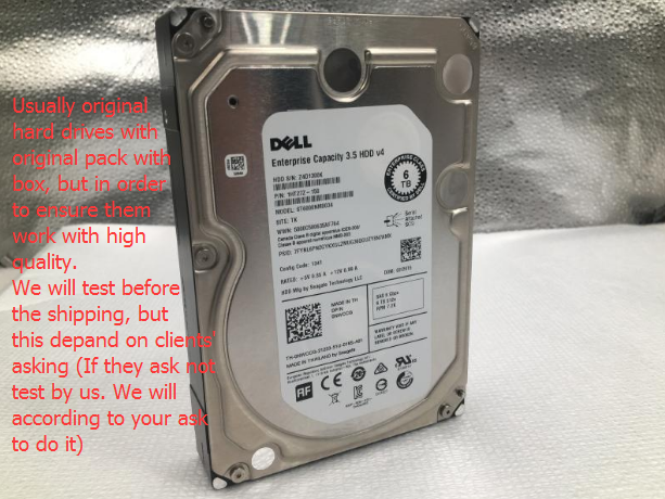 6TB ST6000NM0034 SAS 7.2K 3.5'' Hard Drive 0PRNR6 0NWCCG for PowerEdge SAS 6Gb/s