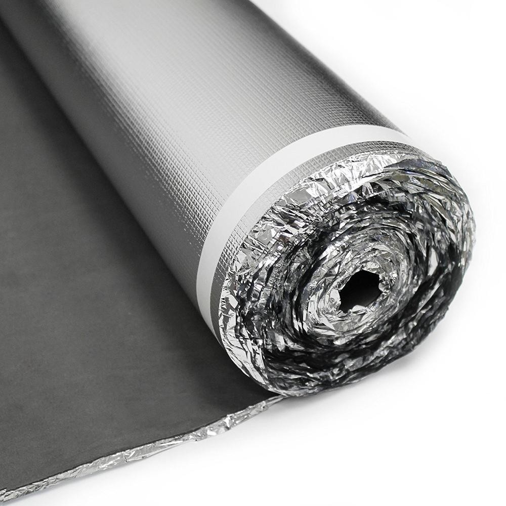 Silver Film EVA Laminate Flooring Underlayment For Solid Hardwood Floors