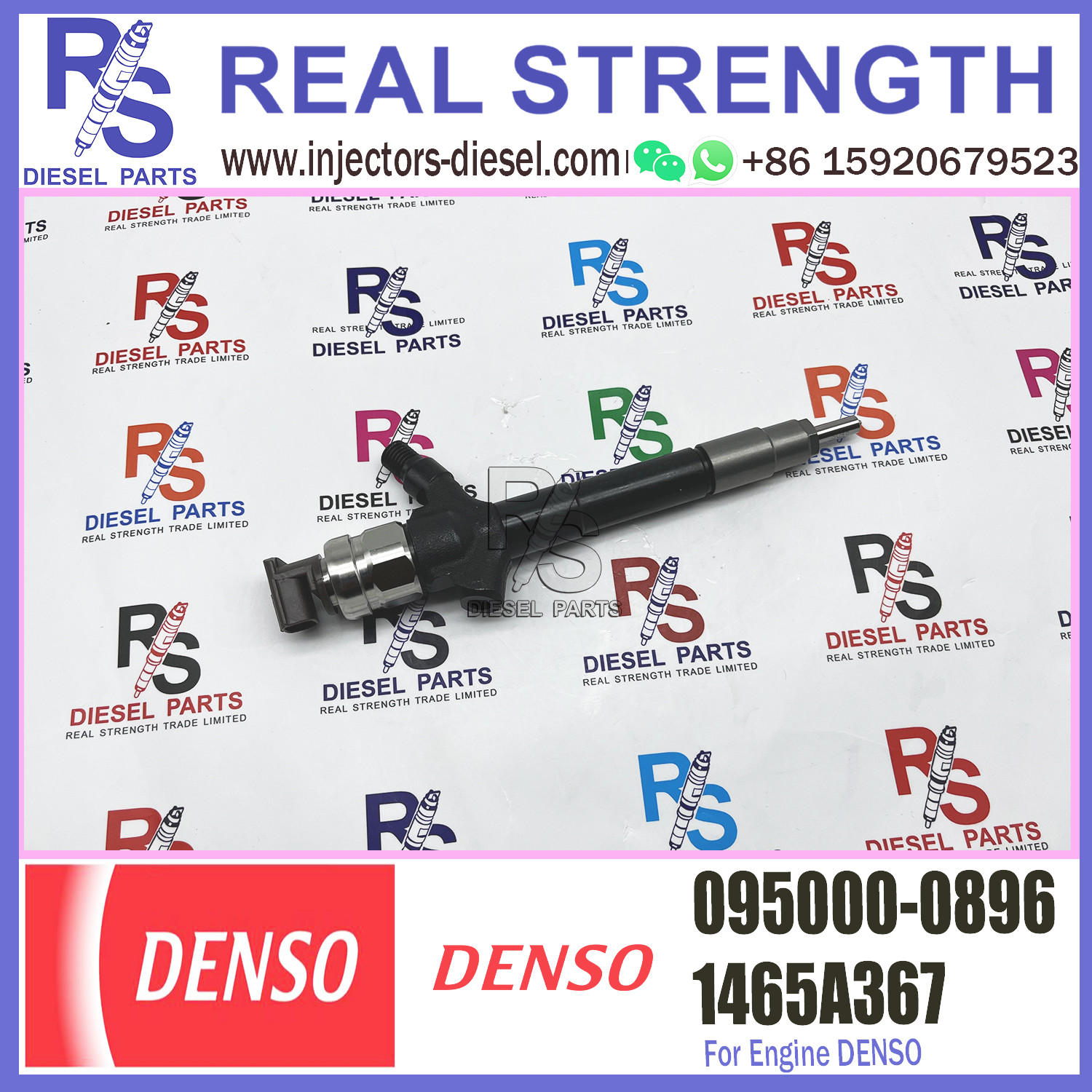 1465A367 Diesel fuel common rail injector 1465A367 for Mitsubishi L200 2.5 for 4D56 L200 Triton Pajero KB4T