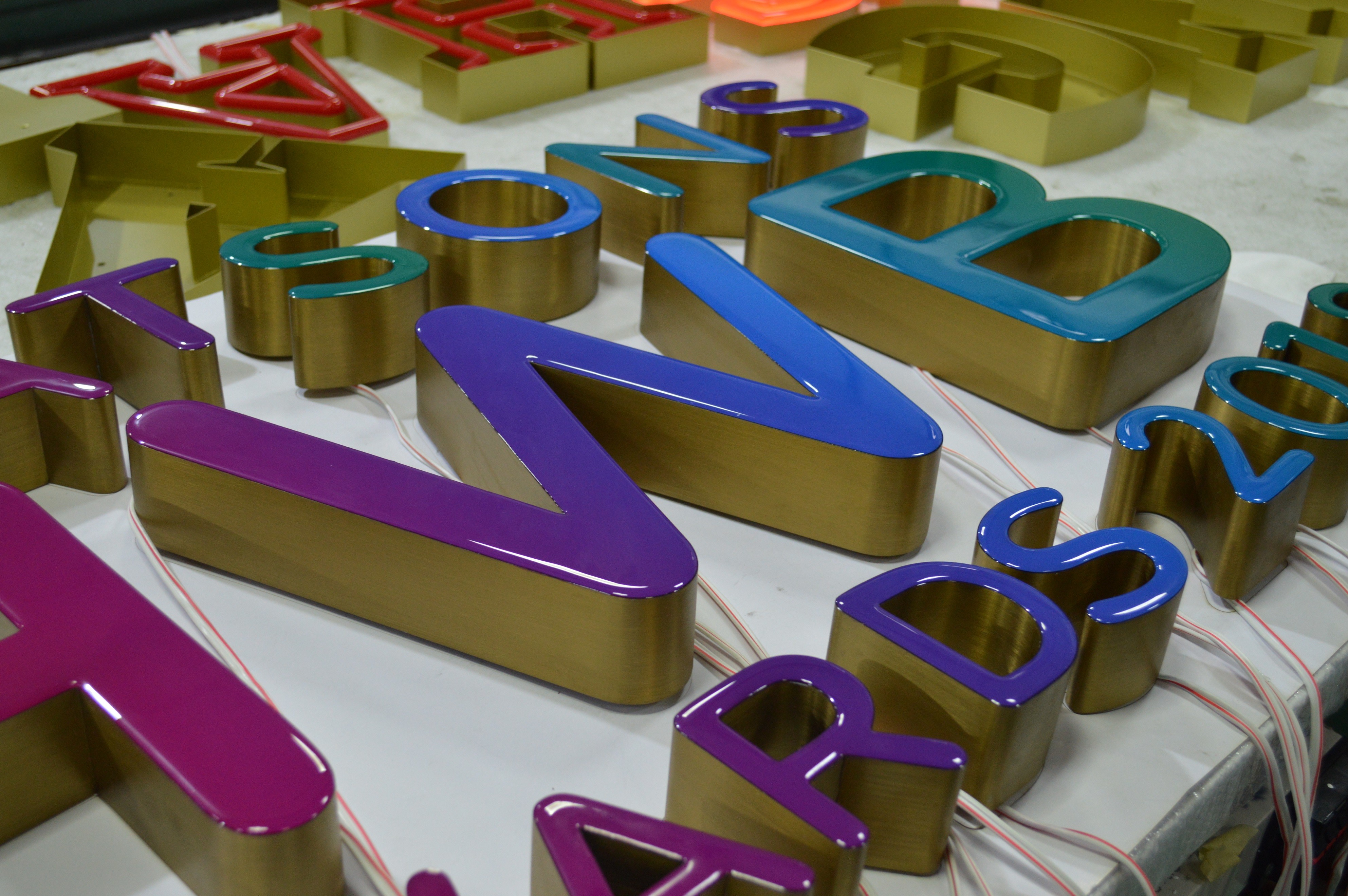 Storefront Front Lit Signage , IP65 Acrylic LED Channel Letter Signs