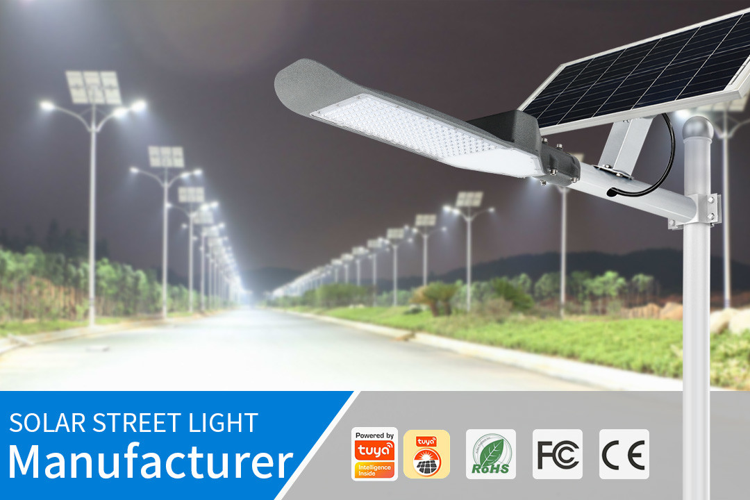 Highway Public Road High Power Solar Street Light Split All In Two 30w 90w 6000k
