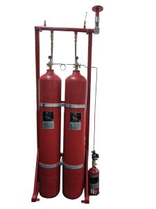 Quality Enclosed Flooding Ig55 Inert Fire Gas Suppression System 80L 140L for sale
