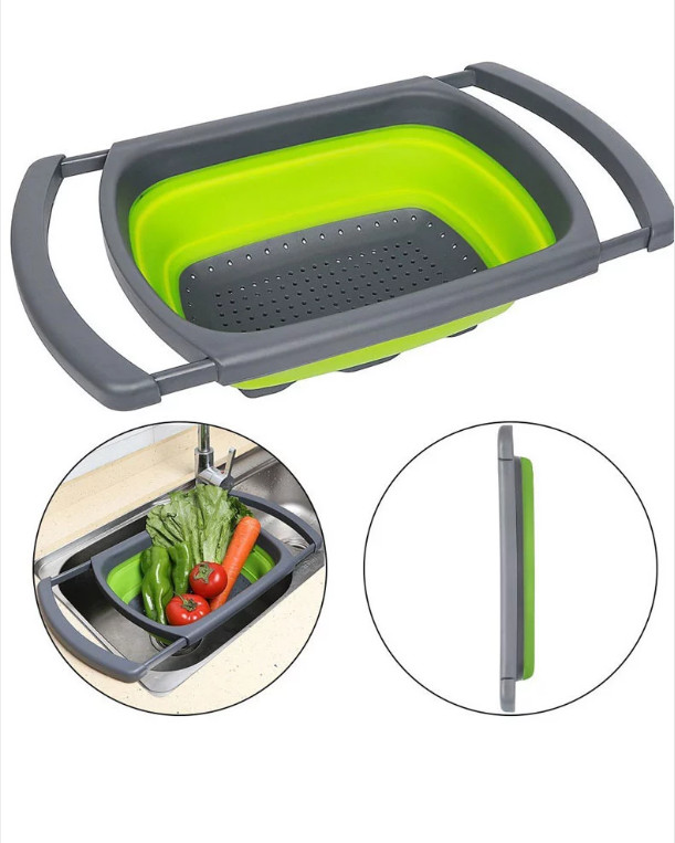 Water Drain Basket Silicone Mold Tools Vegetable Washing Basket Long Lifespan