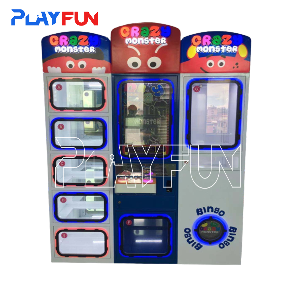 Latest Hot Selling Coin-operated Kids Aldults Shopping Mall Carnival Snack Man 6 Box Bill Acceptor Present Gift Vending Machine