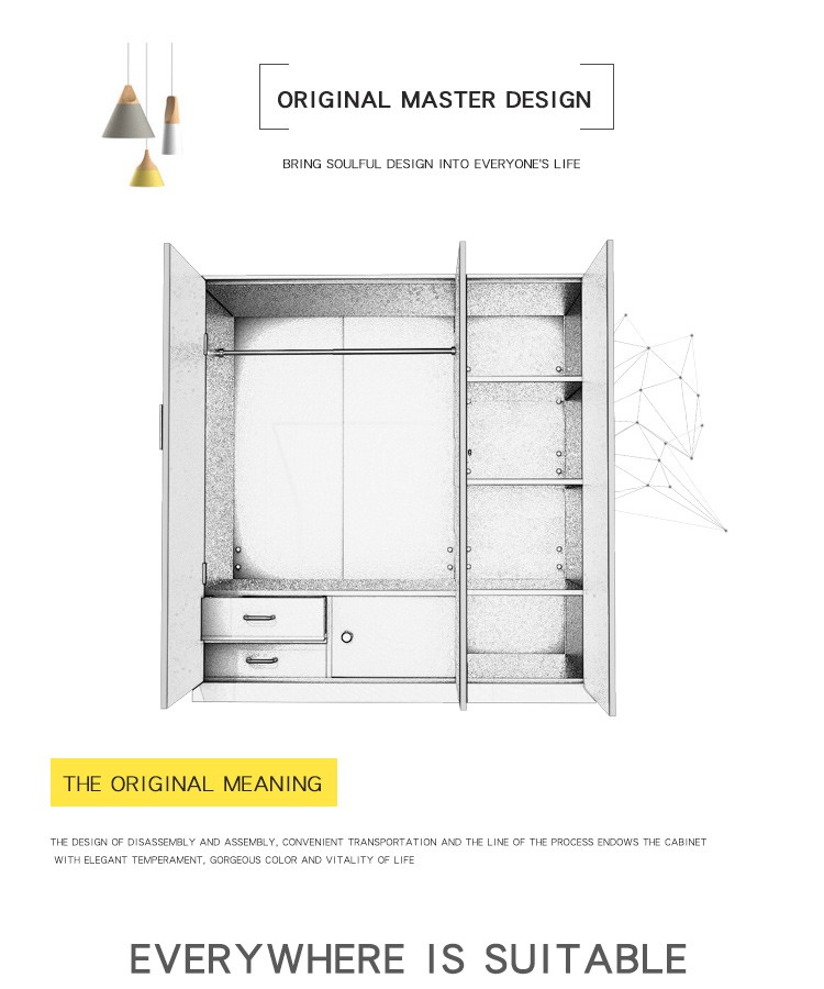 Indoor Office Stainless Steel Storage Closet With Doors 0.6mm