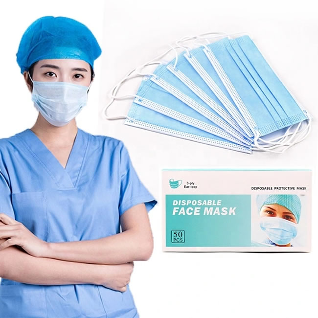 Fda Ce Certificated Disposable Sugical Respirator Face Mask For Anti-Conrovirus