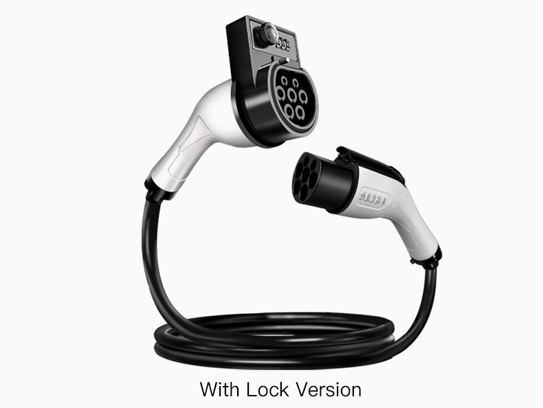 Type 1 48A Type 2 Energy Home Charger Car EV Extension Cord For Fast Charging Electric Vehicles