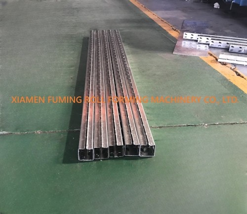 Precise 11KW Upright Racking Roll Forming Machine Hydraulic Cutting System
