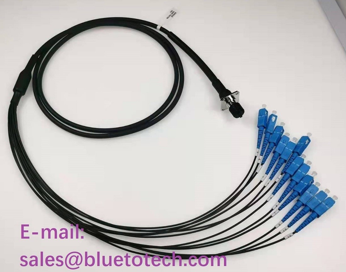 Rosenberger to SC 8fiber Waterproof Fiber Optic Patch Cord LC 8fiber RDC RQC RMC QRMC