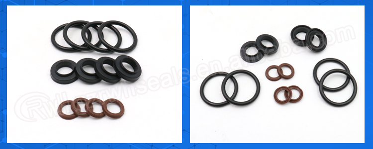 Hydraulic Pilot Valve S6K Excavator Seal Kit Rubber Material