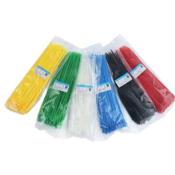 Eco Friendly Plastic Cable Wrap Weather Resistant Color Coded Cable Ties