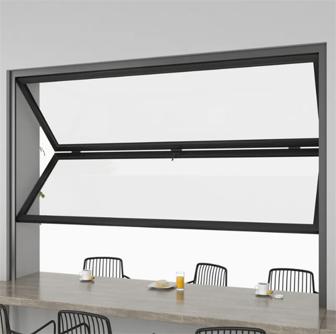 Outward Aluminum Bi Fold Windows With Heat Insulation Coefficient K Value ≤2.1