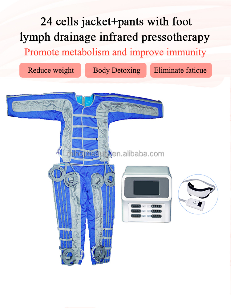 3 In 1 Pressotherapy Lymphatic Drainage Equipment For Body Slimming And Legs Massage