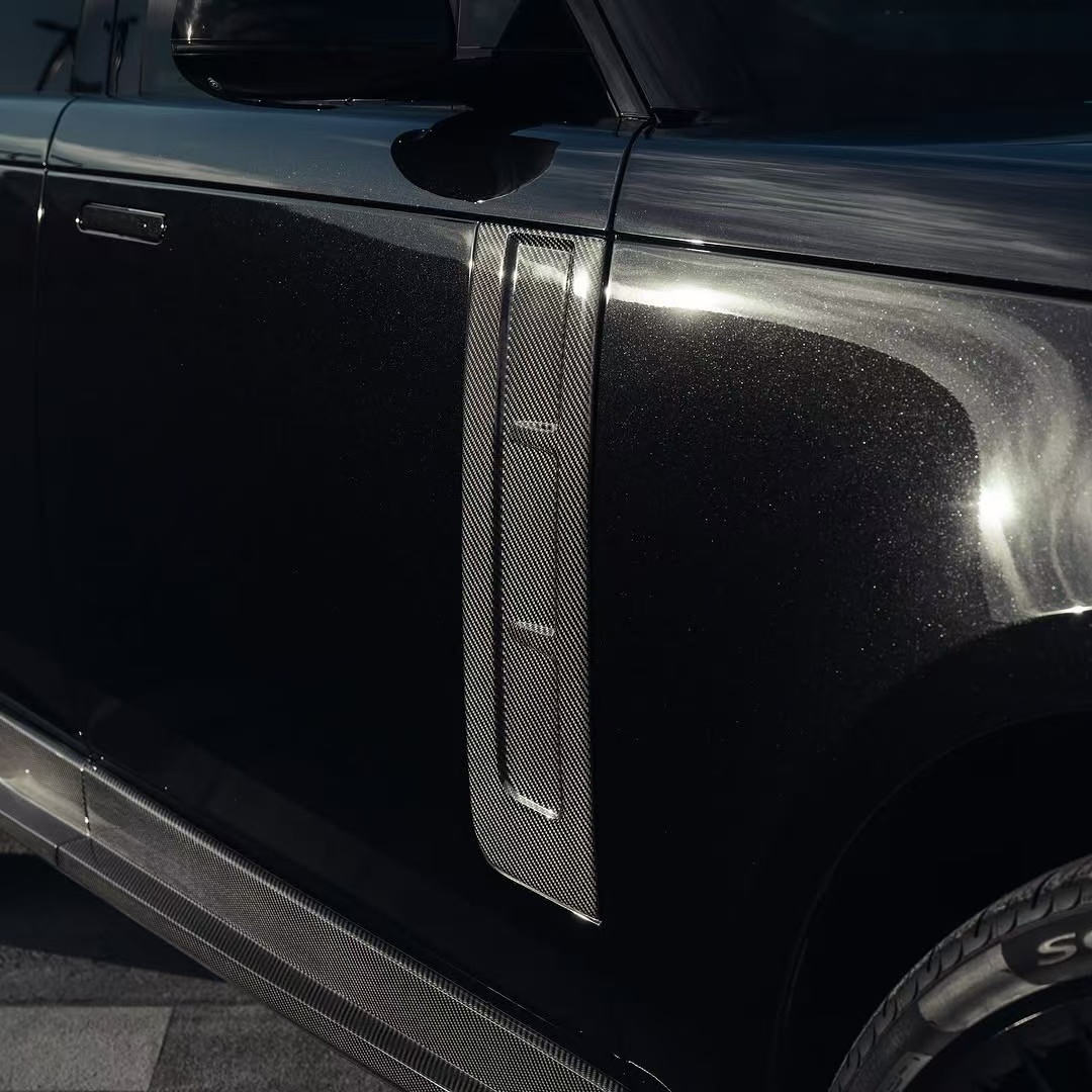 2022 Replace Land Rover Body Kit VS Style Universal Front Bumper Lip Spoiler Diffuser Side Skirt