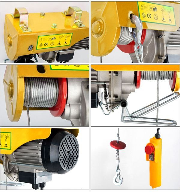 Multipurpose Mini Electric Hoist 0.1-1T Loading Capacity With CE ISO Certification