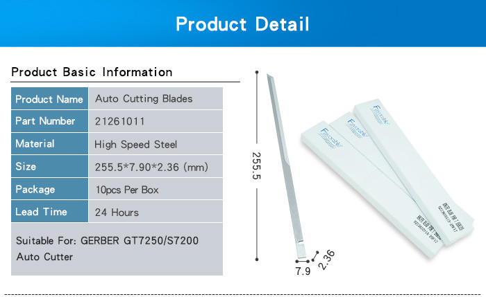 Blade Knife M2 Alloyed Steel 45 Degrees For Gerber Xlc7000 GGT Parts 21261011