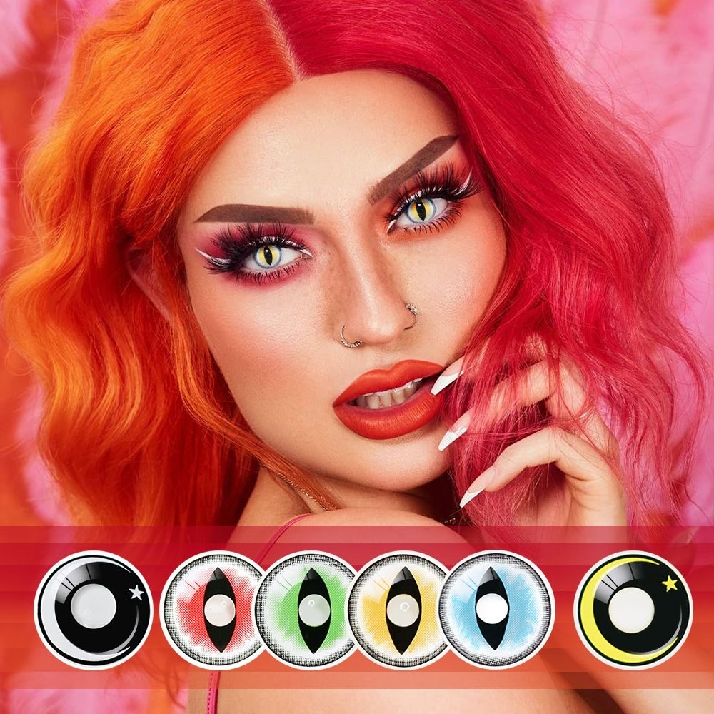 Cosplay Custom Contact Lens Crazy Halloween Color Contact Lenses Cosplay