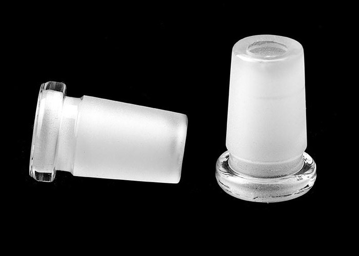 Clear Glass Bongs Accessories 18mm Male To 14mm Female Reducer Mini Converter