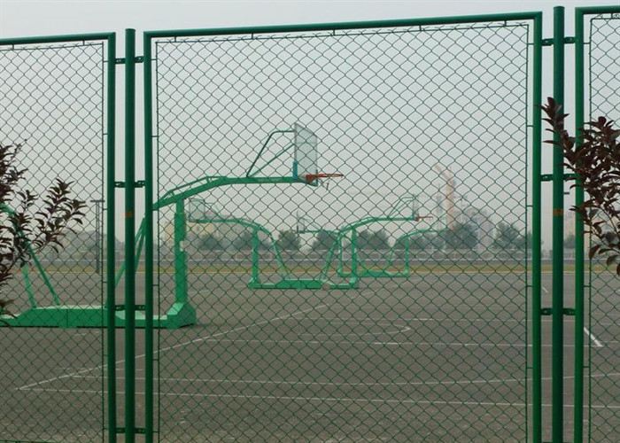 5mm Thickness 6 Foot Tall Chain Link Fence Pvc Coated For Construction Site