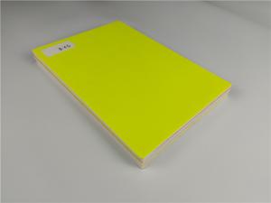 Quality No Blistering Yellow PS Foam Board Printable For Making Signs for sale