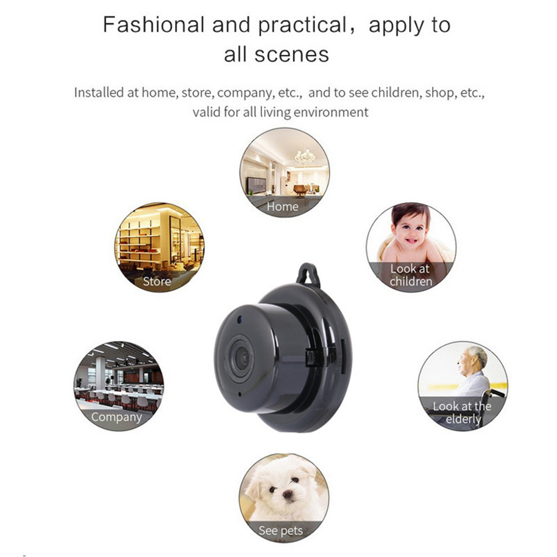 Mini Spy Camera, Indoor Camera(JY-F04-2MP)