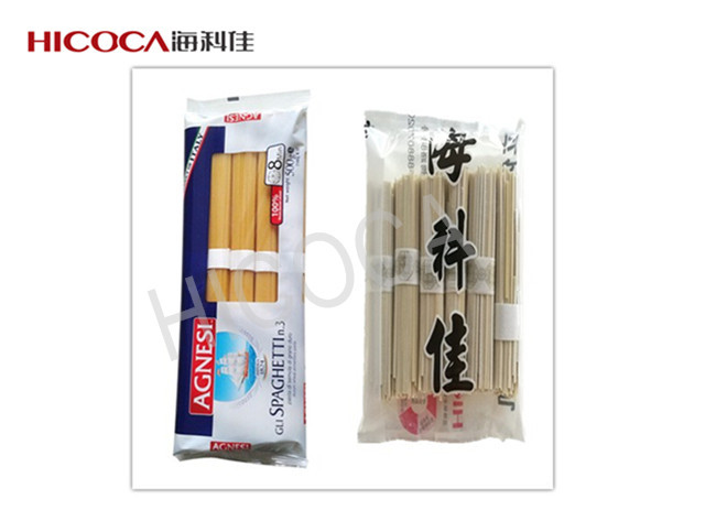 Single Slat Bundling Noodles Packing Machine One Year Warranty Energy Saving