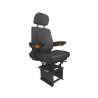 Buy cheap Adjustable Back Static Seat S802 Air Ride Truck Seats PU Leather Fabric from wholesalers