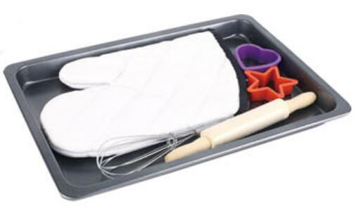 kitchen accessories colorful bakeware set baking pan tools with gloves brushes