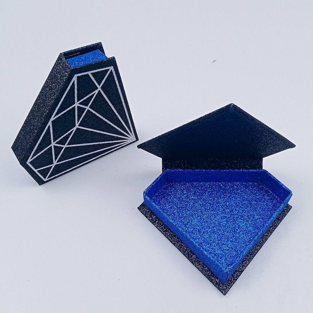Rigid Cardboard Mink Eyelash Hair Product Packaging Gift Box