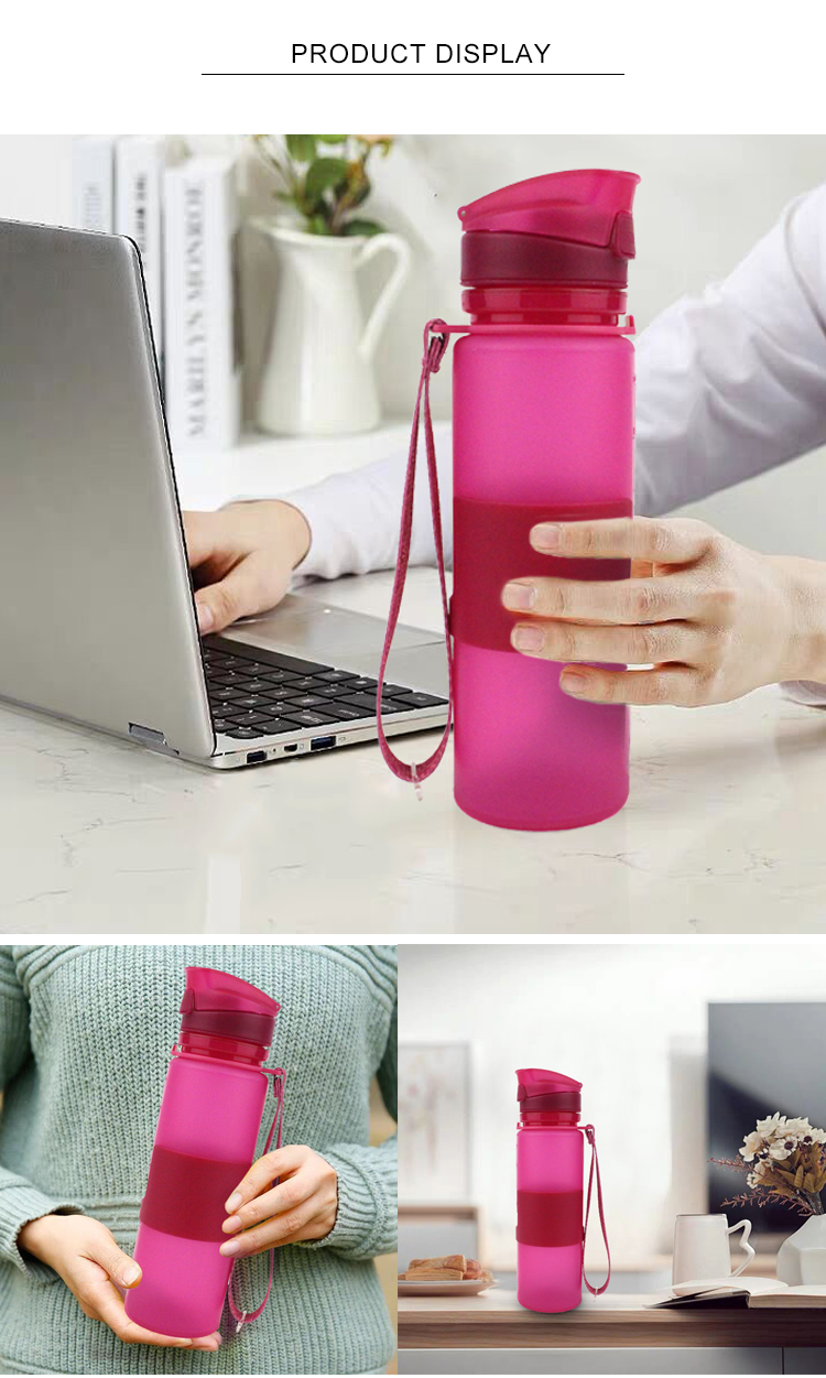 Reusable 23OZ Foldable Expandable Water Bottle For Unisex