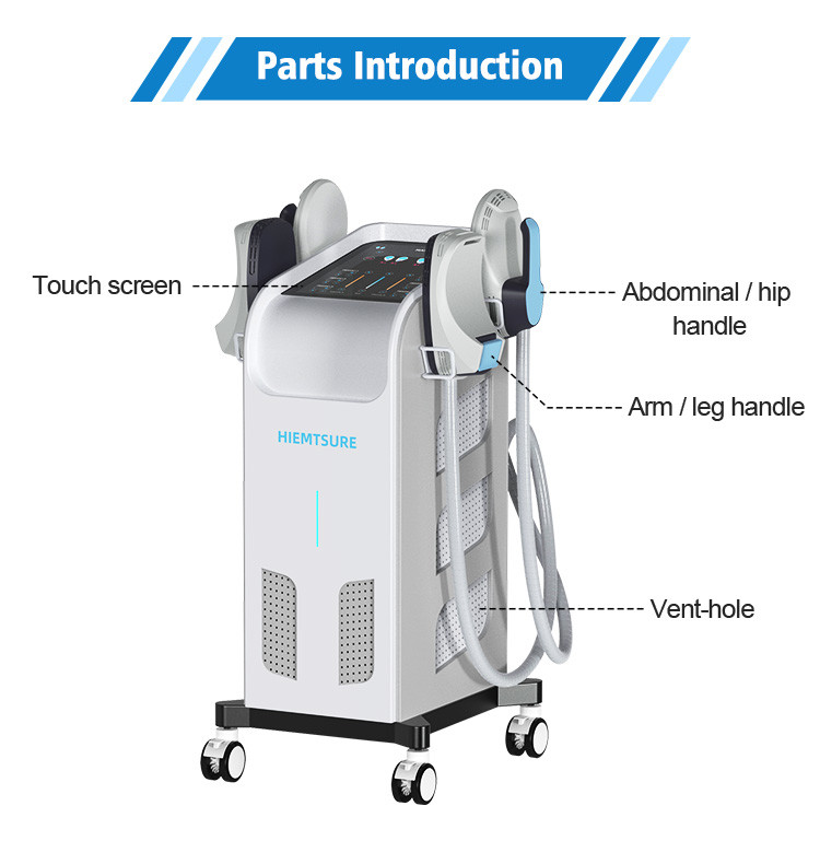 Non Invasive Body Shaping Slimming Machine 50Hz 60Hz EMS Fat Burning Machine