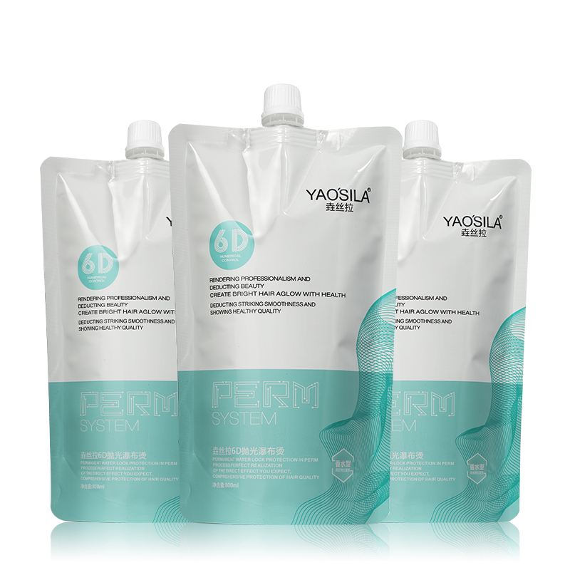 Female Hair Styling Enhance Straight Hair with Elasticity Perm Lotion and Eyelash Perm Kit