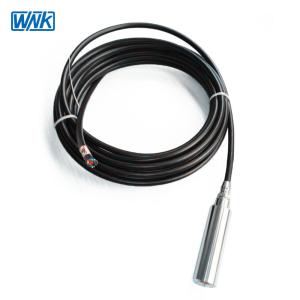 Quality 0-200m Submersible Level Sensor , WNK8010 liquid Water Level Sensor Probe for sale