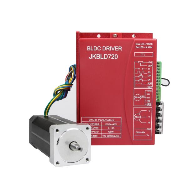Digital 48v 3 Phase Brushless DC Motor Driver Anti Jam Natural Air Cooling