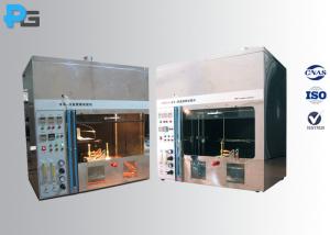 Quality Horizontal / Vertical Flame Electrical Testing Machine 50W 500W IEC60695-11-4 / 3 for sale