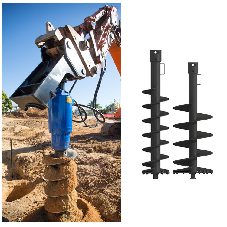 Precision Max Torque 5477 nm Hydraulic Earth Auger for Fast and Precise Drilling