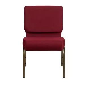 Quality Fabric Stacking Church Chairs with Lumbar Support H88xW47xL55cm for sale