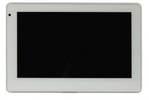 Quality 7 Inch Room Scheduler Panel with LED in Black, Inwall Mount, Glass Mount for sale
