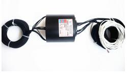 Testing Equipment High Speed Slip Ring 38mm Through Hole 15 Circuits