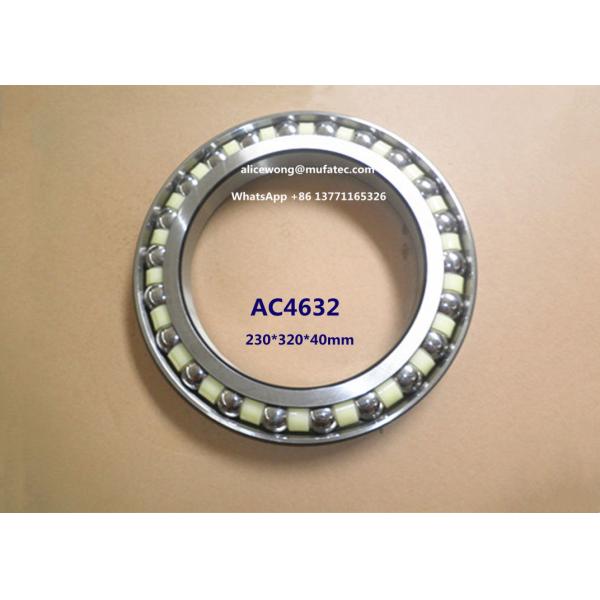 AC4632 excavator bearing thin section angular contact ball bearing 230*320*40mm