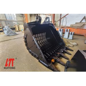Custom Width 8.7m3 Backhoe Excavator Sieve Bucket